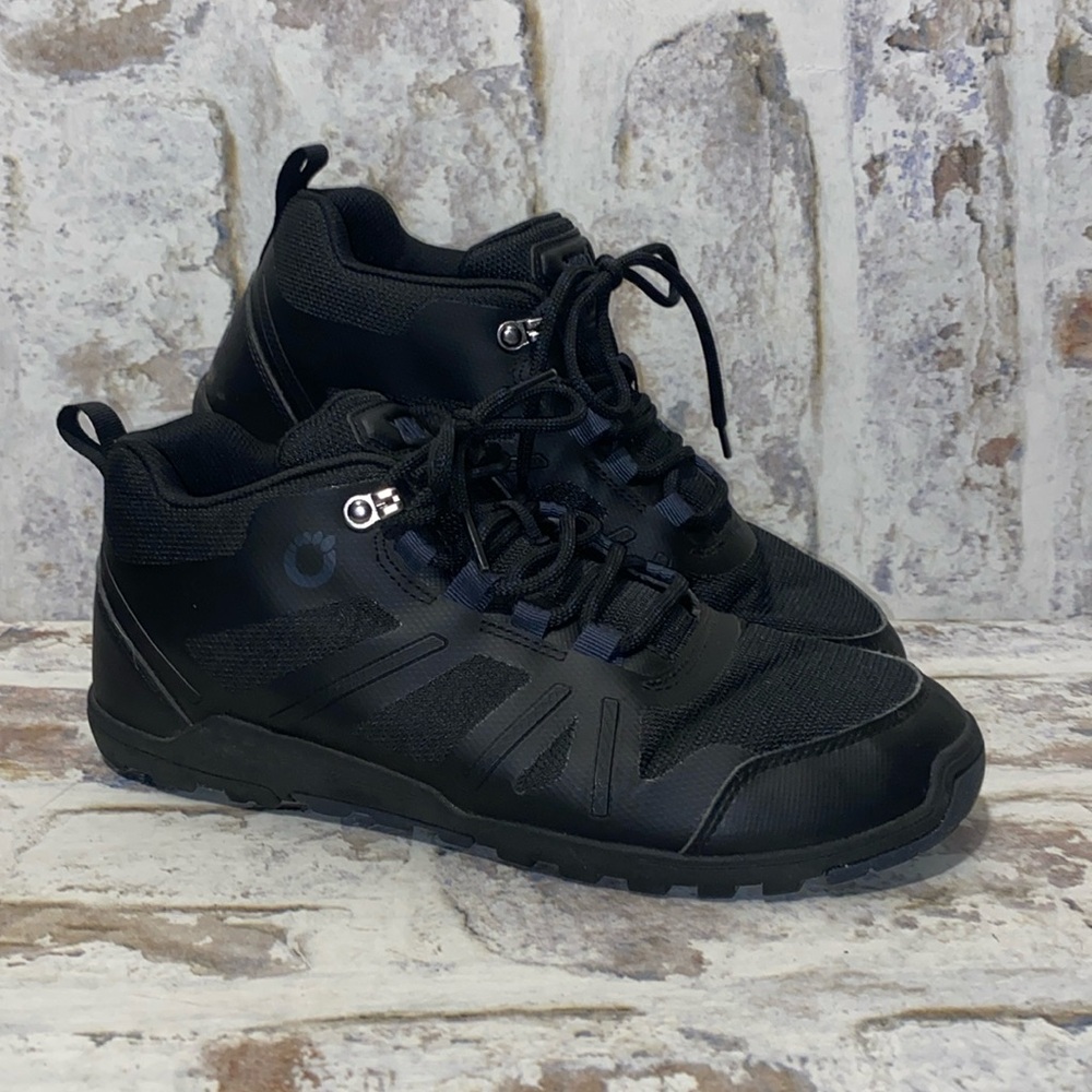 Men's Black Casual Lace-Up Sneakers